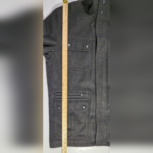 Michael Kors Gray Military Field Jacket with Structured DesignMichael Kors Men's - Picture 13 of 16